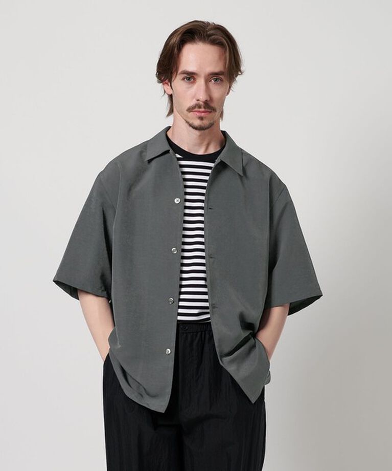 BEAUTY&YOUTH UNITED ARROWS「シルキータッチ キャンプカラー フォルム シャツ」|シャツ・ブラウス|
