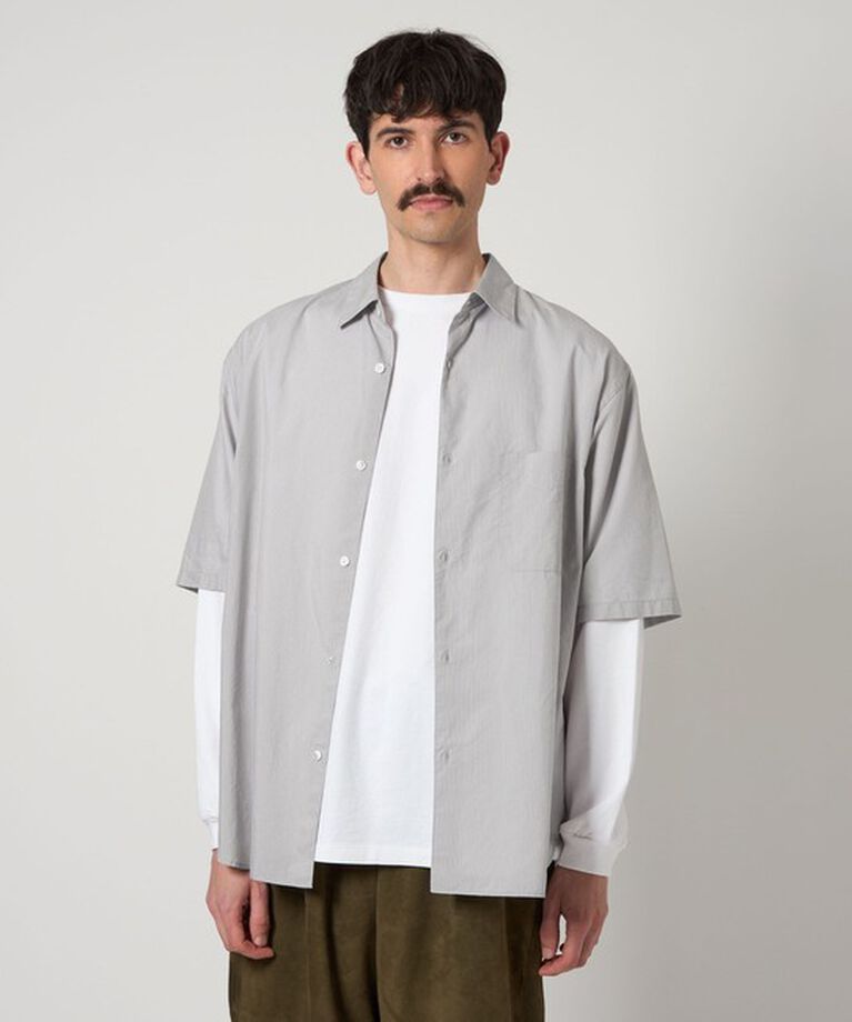 STEVEN ALAN「＜Steven Alan＞ C/L/S ストライプ レギュラーカラー シャツ ALINE LOOSE CASUAL」|シャツ・ブラウス|