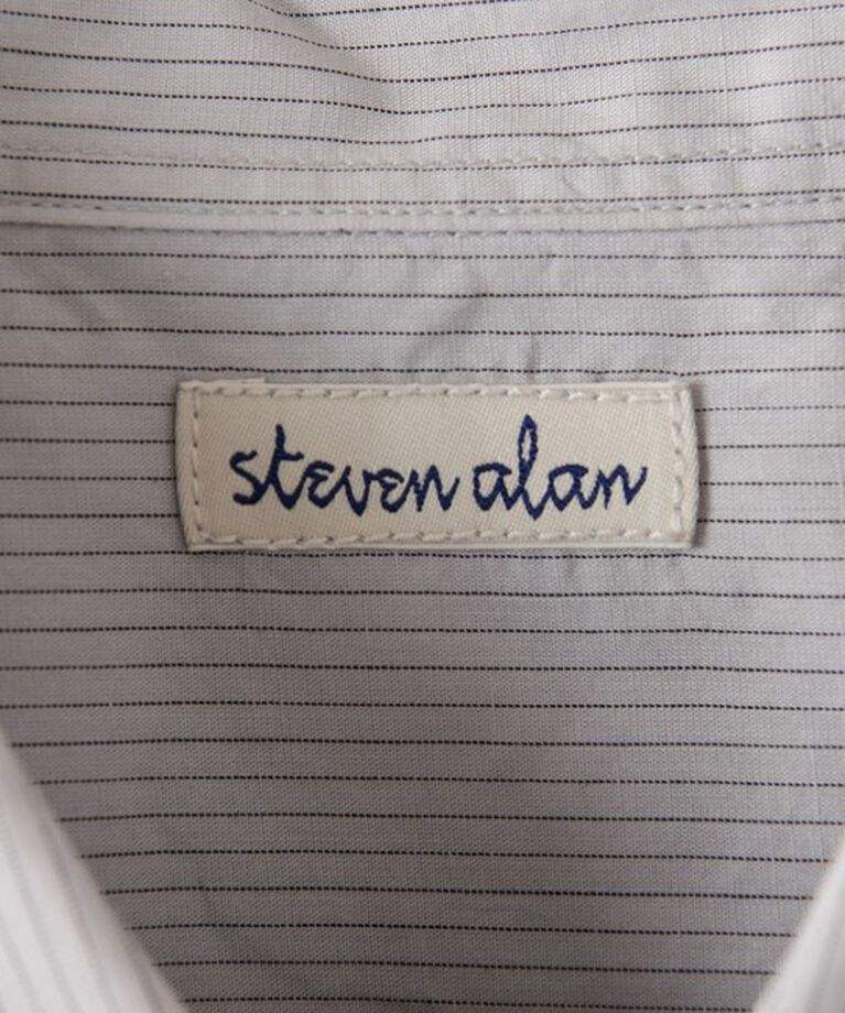 STEVEN ALAN「＜Steven Alan＞ C/L/S ストライプ レギュラーカラー シャツ ALINE LOOSE CASUAL」|シャツ・ブラウス|