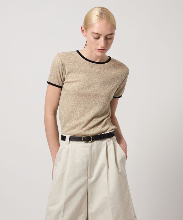 STEVEN ALAN「＜Steven Alan＞リンガー Tシャツ」|Tシャツ・カットソー|NATURAL