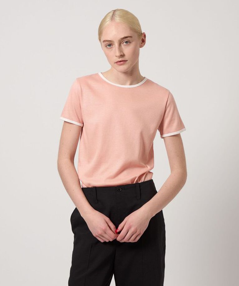 STEVEN ALAN「＜Steven Alan＞リンガー Tシャツ」|Tシャツ・カットソー|LT.PINK