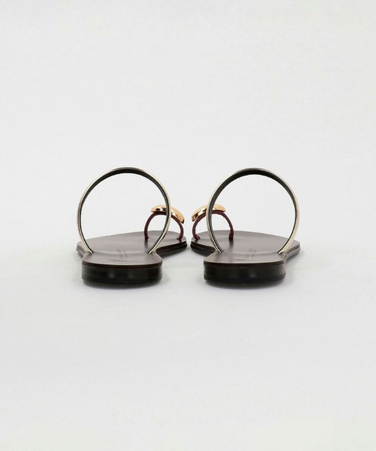 BEAUTY&YOUTH UNITED ARROWS「＜NICOLAS LAINAS＞メタリック サムリング サンダル」|サンダル|