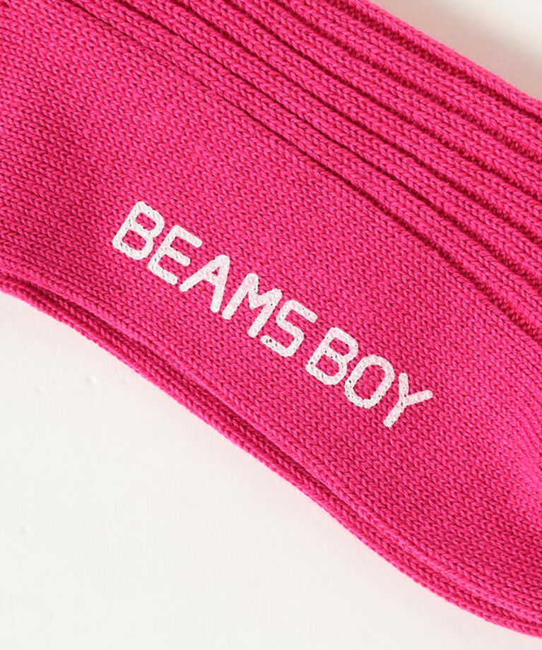 BEAMSBOY「1/2ソリッド リブ ソックス」|ソックス|