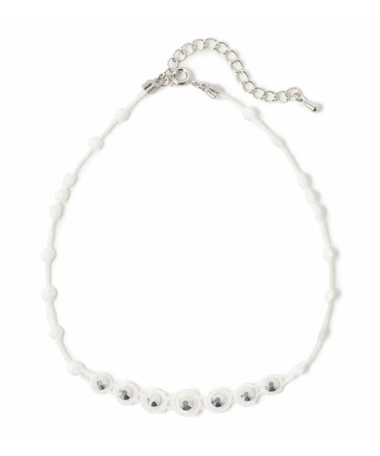 Ray BEAMS 「Ray BEAMS / ホワイト レース チョーカー」|その他|WHITE