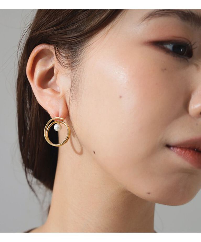 Demi-Luxe BEAMS 「jour couture / horn.01 ピアス」|その他|