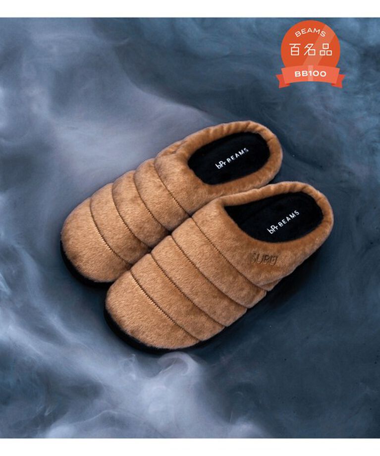 BEAMS「【別注】SUBU / フェイク ファー サンダル」|その他|BEIGE