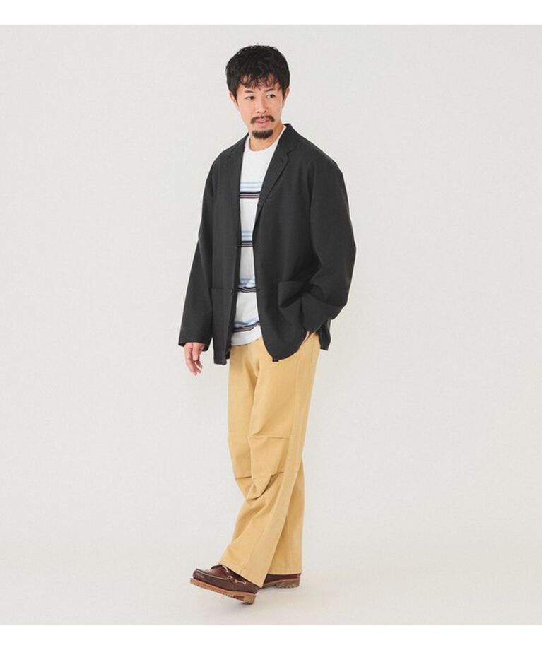 BEAMS「【別注】Gramicci / ピグメント コットンツイル オーバーパンツ」|チノ|