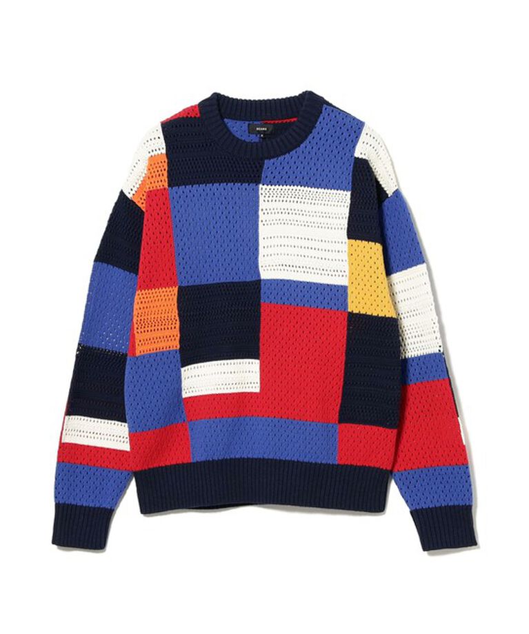BEAMS「クレイジークルーネック ニット」|ニット・セーター|