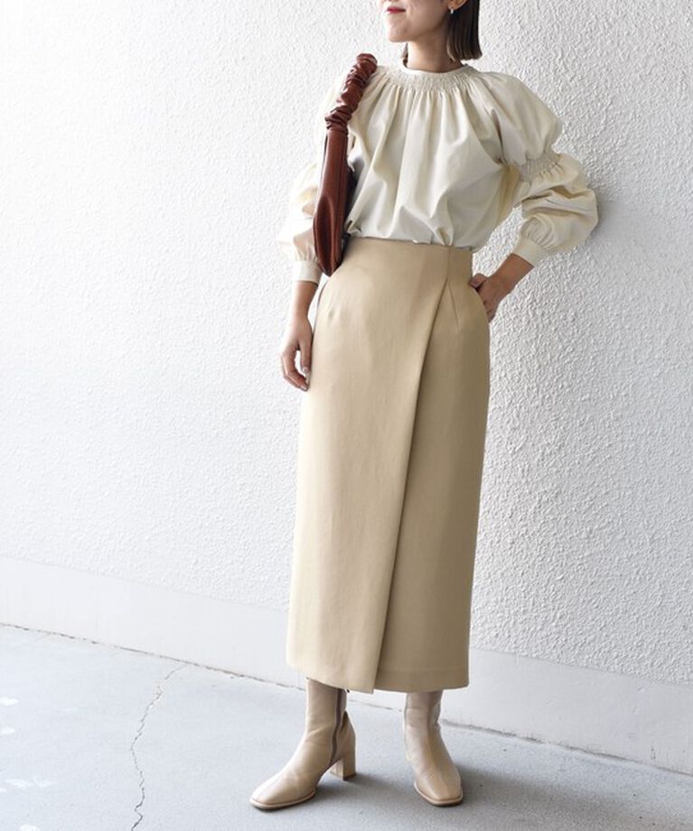 SHIPS for women「〈手洗い可能〉フロントスリットタイトスカート◇」|スカート|