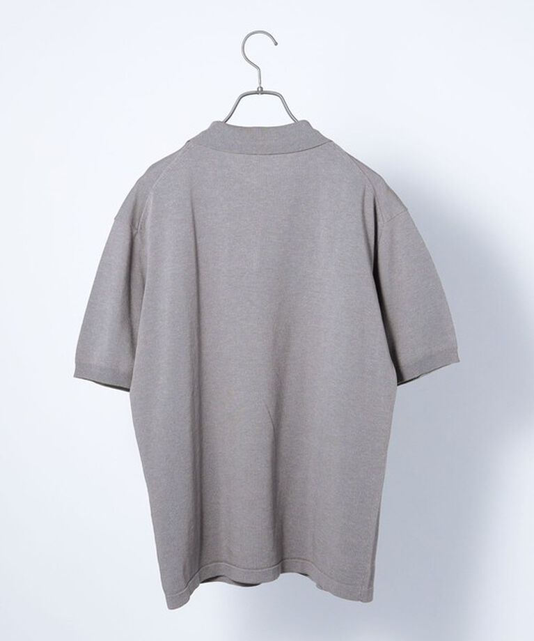 SHIPS any「SHIPS any:〈接触冷感〉ハイゲージ リネンミックス サマー ニット ポロシャツ 25SS◇」|ポロシャツ|