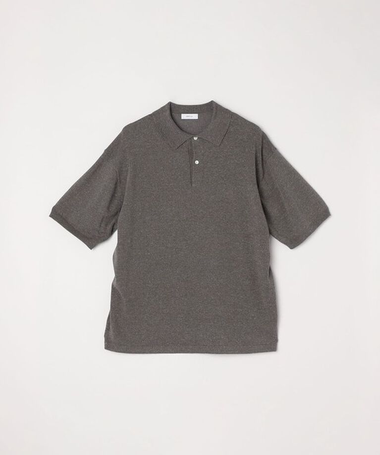 SHIPS any「SHIPS any:〈接触冷感〉ハイゲージ リネンミックス サマー ニット ポロシャツ 25SS◇」|ポロシャツ|