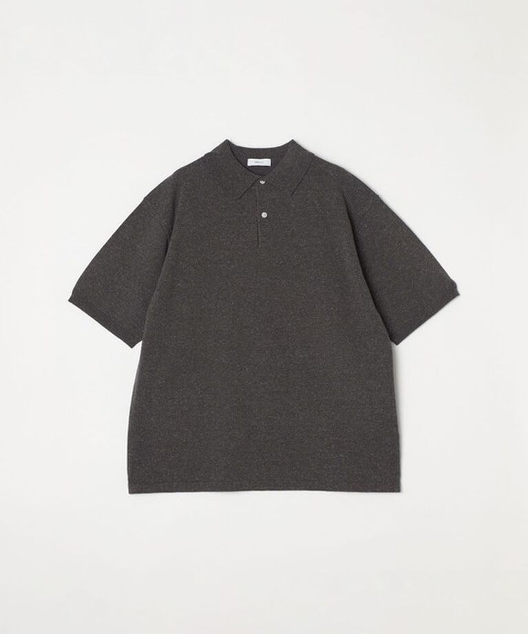 SHIPS any「SHIPS any:〈接触冷感〉ハイゲージ リネンミックス サマー ニット ポロシャツ 25SS◇」|ポロシャツ|