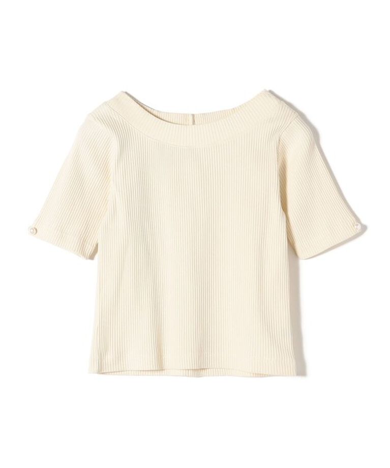 SHIPS for women「*オーガニックコットン バック クロス リブ トップス◇」|Tシャツ・カットソー|