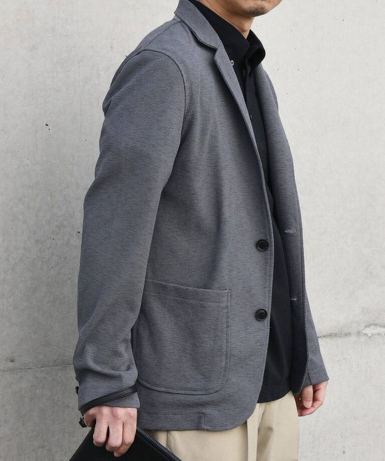 SHIPS any「SHIPS any: 〈洗濯機可能〉サマー ニット ジャケット 25SS◆」|テーラードジャケット|