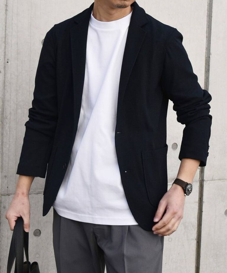 SHIPS any「SHIPS any: 〈洗濯機可能〉サマー ニット ジャケット 25SS◆」|テーラードジャケット|