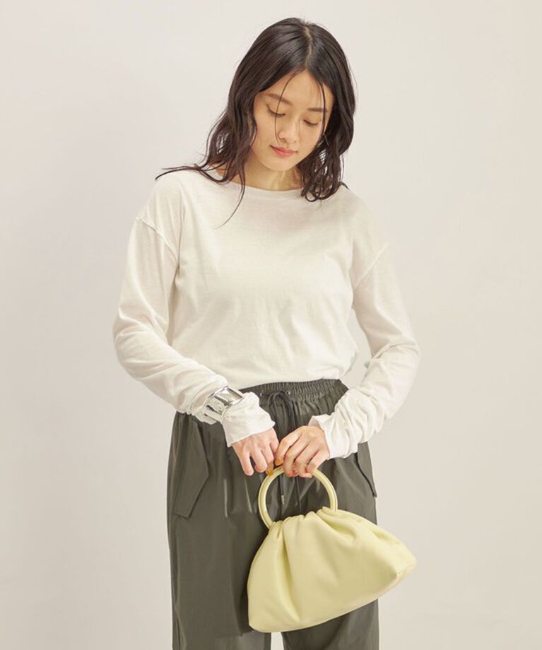 SHIPS for women「〈手洗い可能〉PLA ライト 天竺 ロングスリーブ TEE◇」|Tシャツ・カットソー|