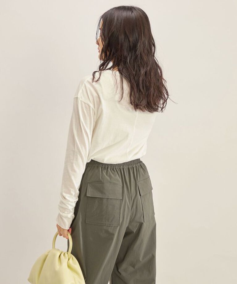 SHIPS for women「〈手洗い可能〉PLA ライト 天竺 ロングスリーブ TEE◇」|Tシャツ・カットソー|