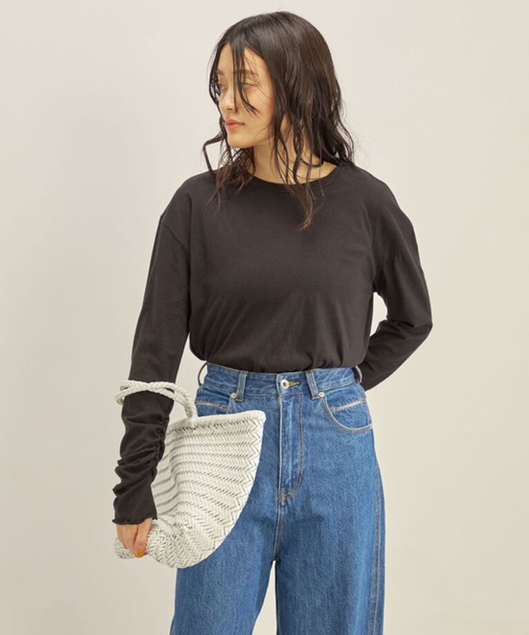 SHIPS for women「〈手洗い可能〉PLA ライト 天竺 ロングスリーブ TEE◇」|Tシャツ・カットソー|