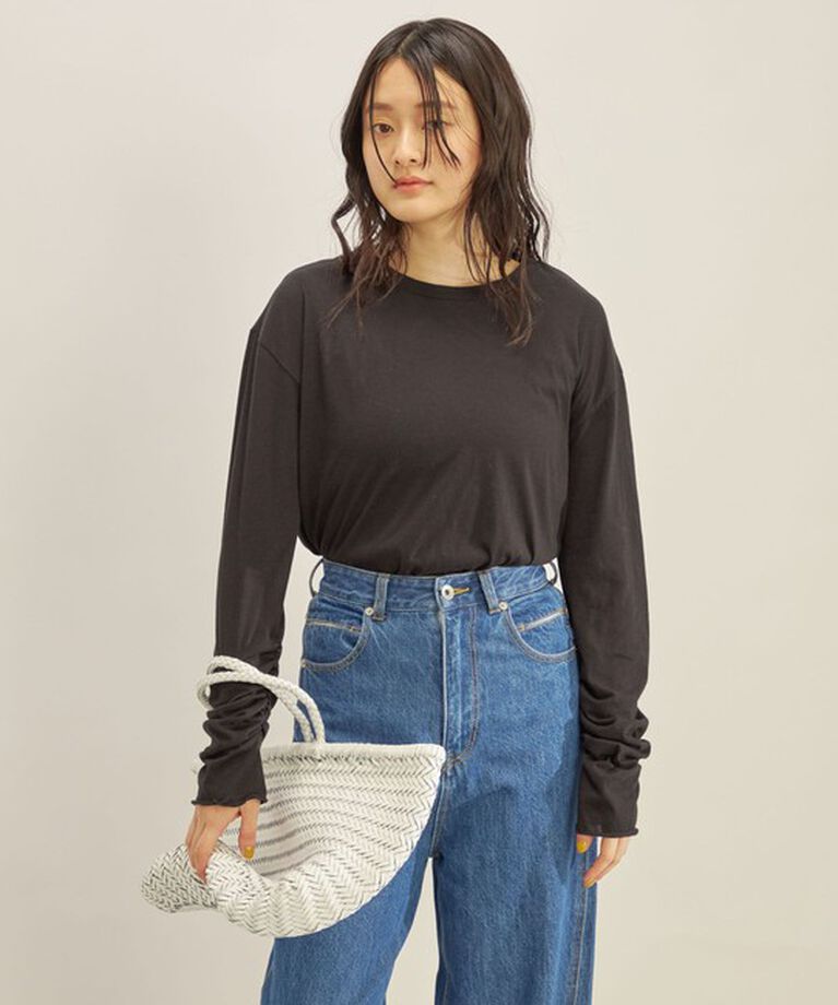 SHIPS for women「〈手洗い可能〉PLA ライト 天竺 ロングスリーブ TEE◇」|Tシャツ・カットソー|