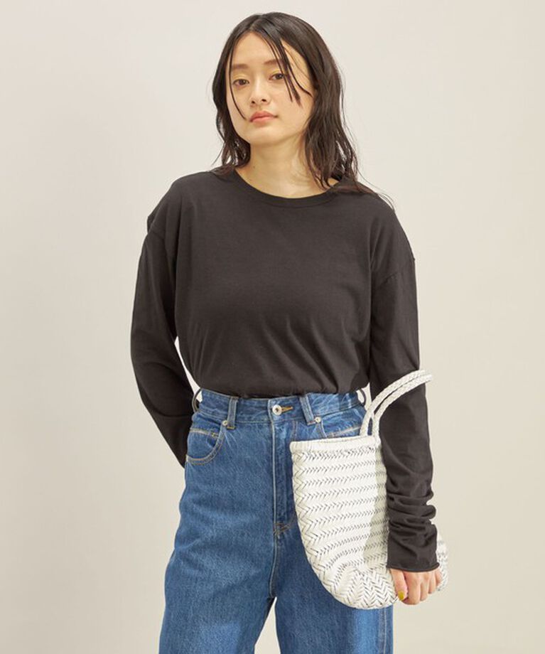 SHIPS for women「〈手洗い可能〉PLA ライト 天竺 ロングスリーブ TEE◇」|Tシャツ・カットソー|