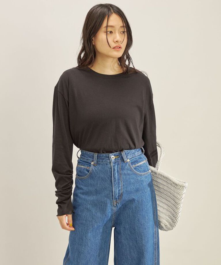 SHIPS for women「〈手洗い可能〉PLA ライト 天竺 ロングスリーブ TEE◇」|Tシャツ・カットソー|