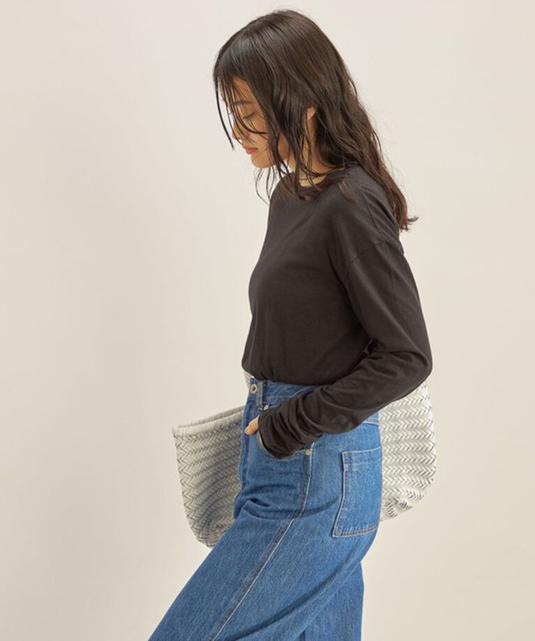 SHIPS for women「〈手洗い可能〉PLA ライト 天竺 ロングスリーブ TEE◇」|Tシャツ・カットソー|