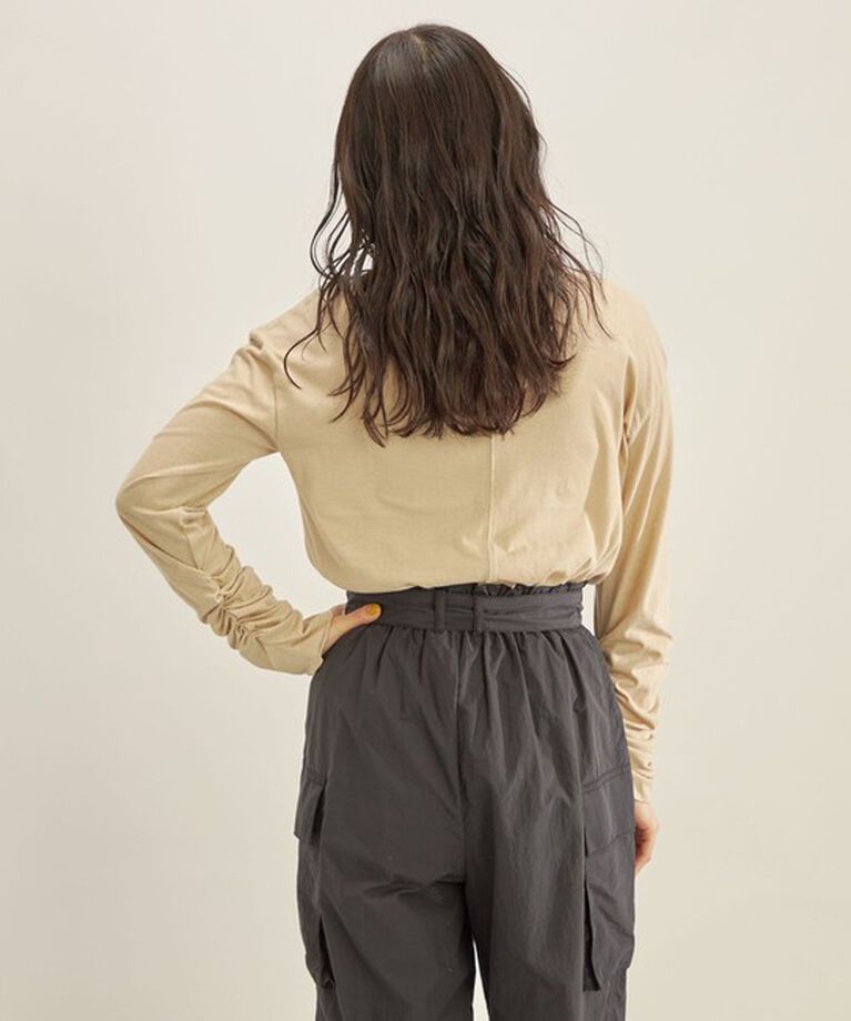 SHIPS for women「〈手洗い可能〉PLA ライト 天竺 ロングスリーブ TEE◇」|Tシャツ・カットソー|