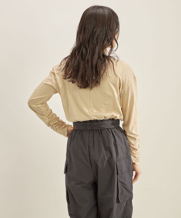 SHIPS for women「〈手洗い可能〉PLA ライト 天竺 ロングスリーブ TEE◇」|Tシャツ・カットソー|