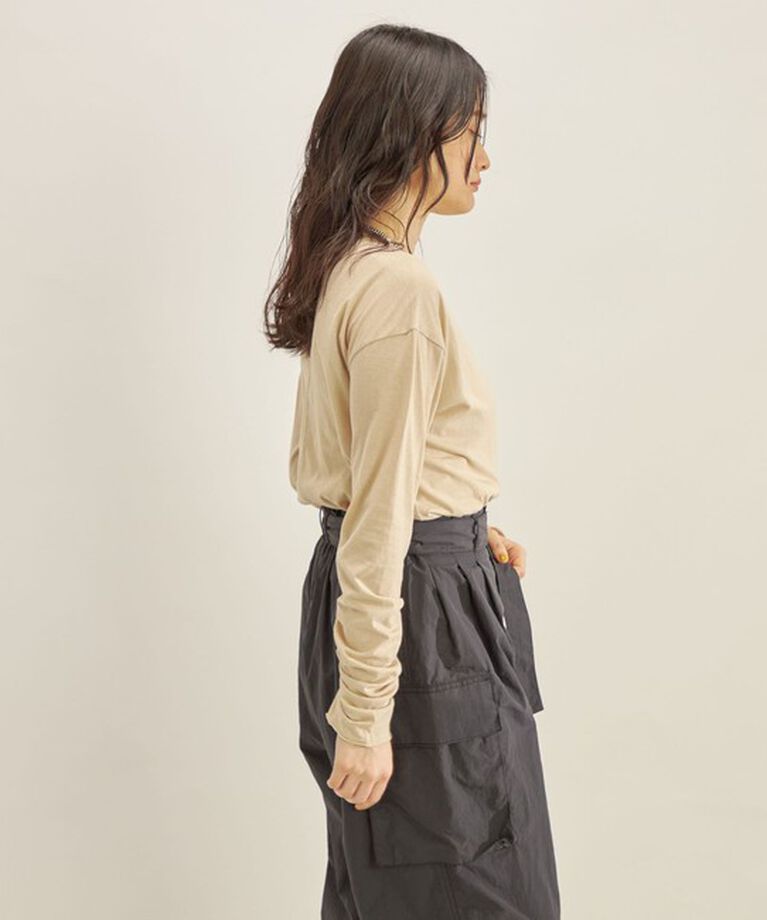 SHIPS for women「〈手洗い可能〉PLA ライト 天竺 ロングスリーブ TEE◇」|Tシャツ・カットソー|