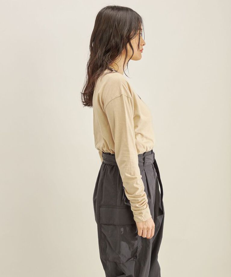 SHIPS for women「〈手洗い可能〉PLA ライト 天竺 ロングスリーブ TEE◇」|Tシャツ・カットソー|