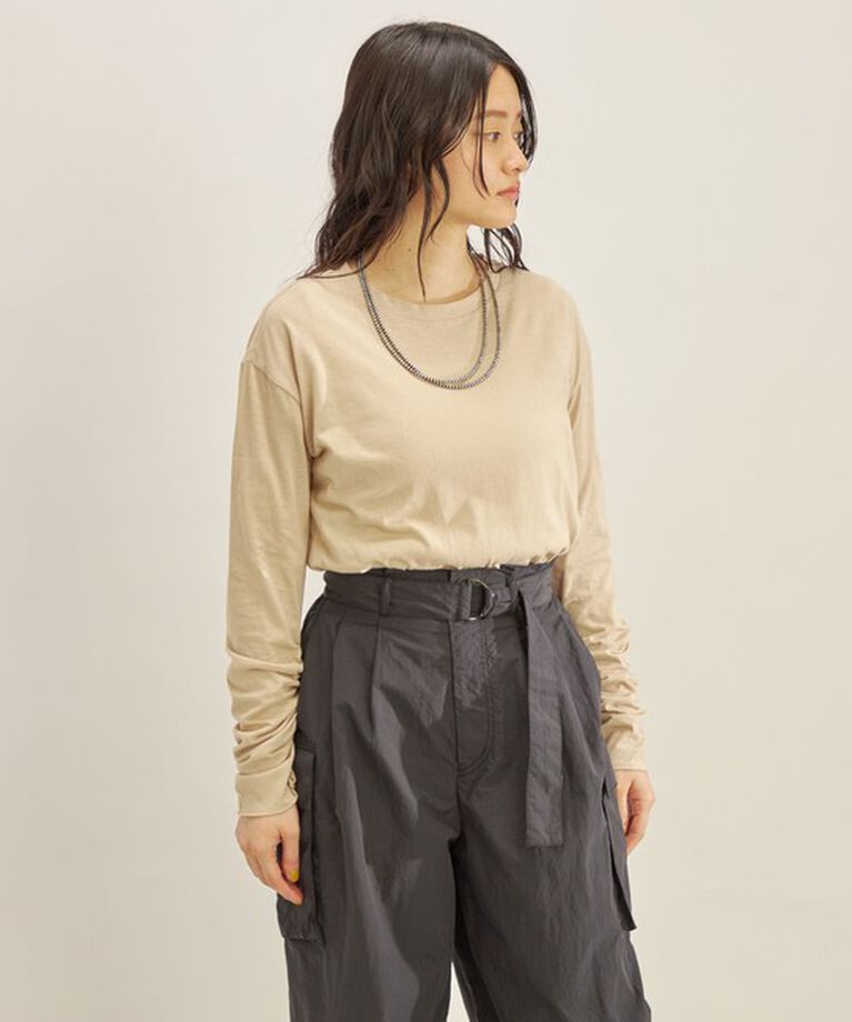 SHIPS for women「〈手洗い可能〉PLA ライト 天竺 ロングスリーブ TEE◇」|Tシャツ・カットソー|