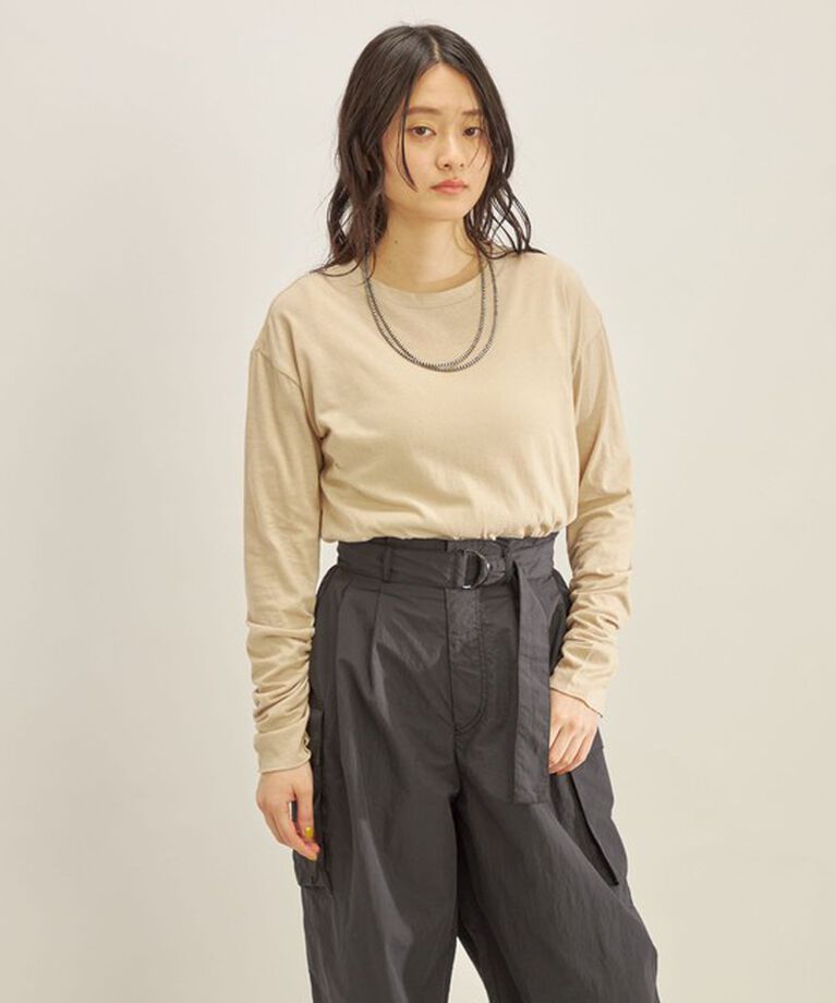 SHIPS for women「〈手洗い可能〉PLA ライト 天竺 ロングスリーブ TEE◇」|Tシャツ・カットソー|