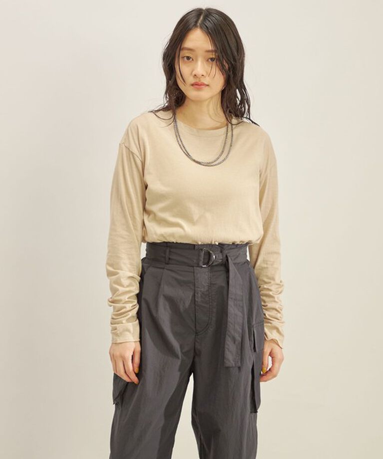 SHIPS for women「〈手洗い可能〉PLA ライト 天竺 ロングスリーブ TEE◇」|Tシャツ・カットソー|