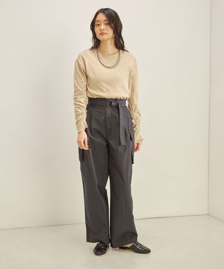 SHIPS for women「〈手洗い可能〉PLA ライト 天竺 ロングスリーブ TEE◇」|Tシャツ・カットソー|