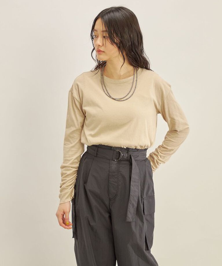 SHIPS for women「〈手洗い可能〉PLA ライト 天竺 ロングスリーブ TEE◇」|Tシャツ・カットソー|
