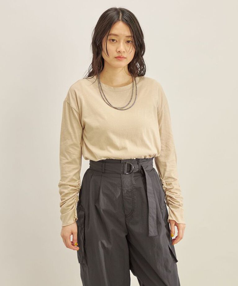 SHIPS for women「〈手洗い可能〉PLA ライト 天竺 ロングスリーブ TEE◇」|Tシャツ・カットソー|