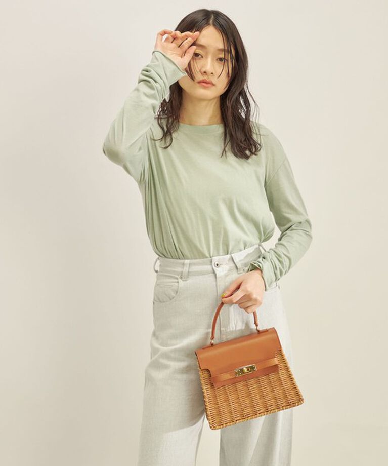 SHIPS for women「〈手洗い可能〉PLA ライト 天竺 ロングスリーブ TEE◇」|Tシャツ・カットソー|
