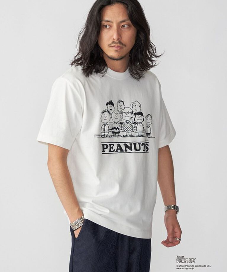 SHIPS「SHIPS: VINTAGE PEANUTS スヌーピー プリント Tシャツ」|Tシャツ・カットソー|