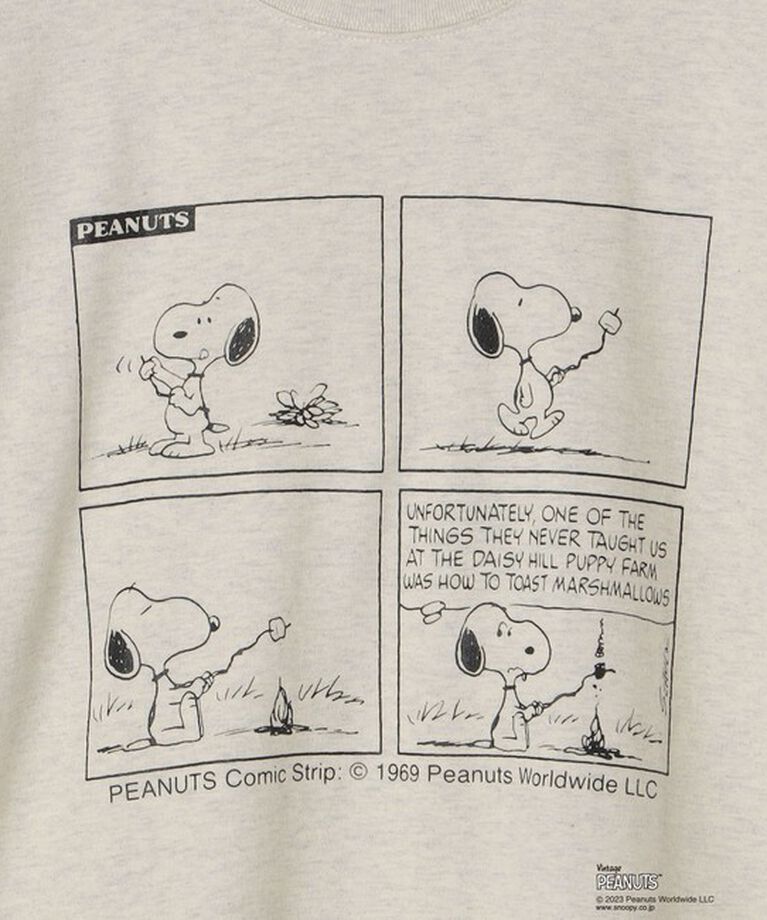 SHIPS「SHIPS: VINTAGE PEANUTS スヌーピー プリント Tシャツ」|Tシャツ・カットソー|