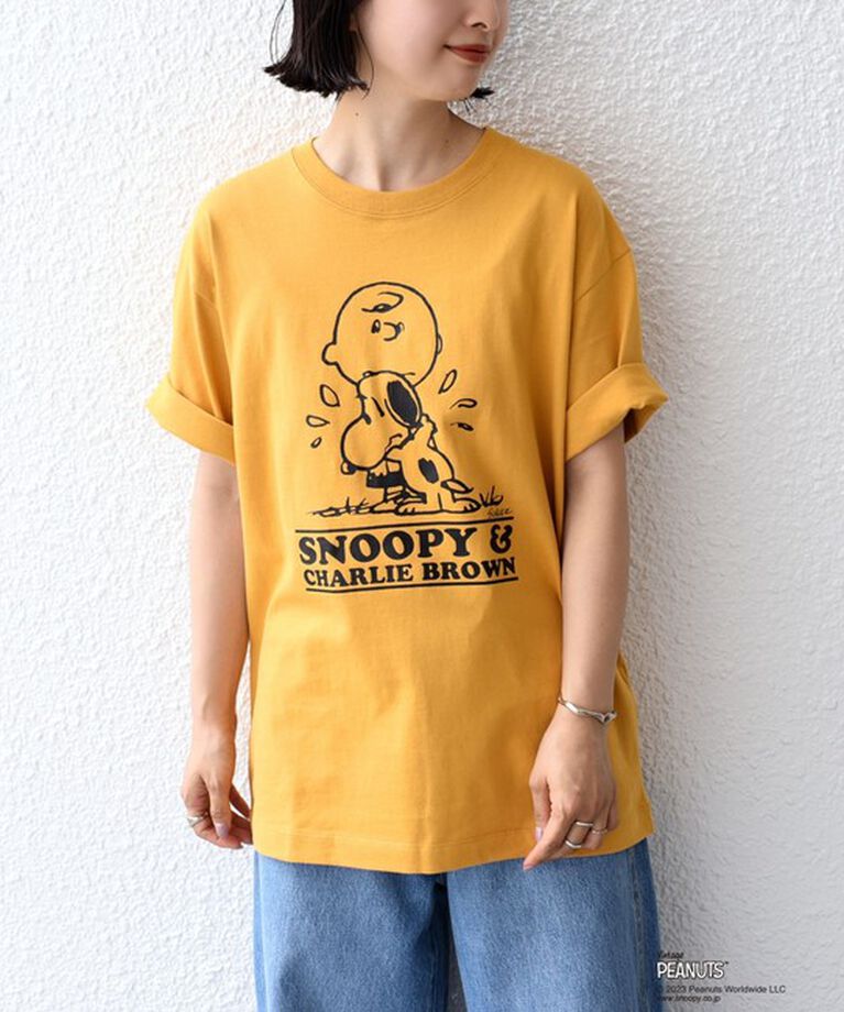 SHIPS「SHIPS: VINTAGE PEANUTS スヌーピー プリント Tシャツ」|Tシャツ・カットソー|