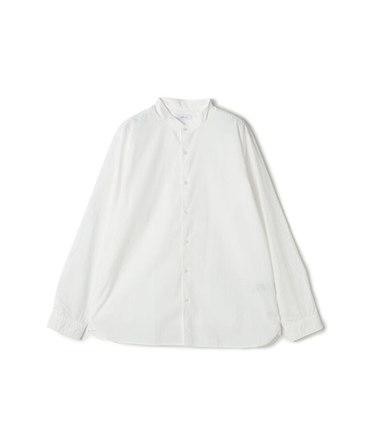 SHIPS any「SHIPS any: ストライプ / ソリッド リラックス バンドカラー シャツ 25SS◇」|シャツ・ブラウス|
