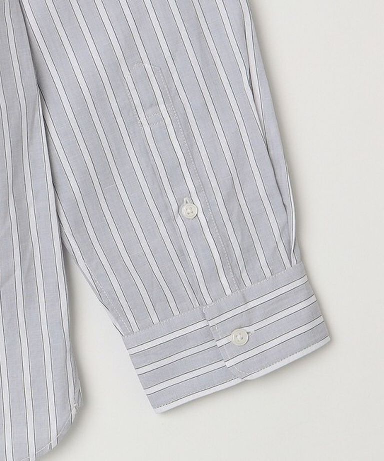 SHIPS any「SHIPS any: ストライプ / ソリッド リラックス バンドカラー シャツ 25SS◇」|シャツ・ブラウス|