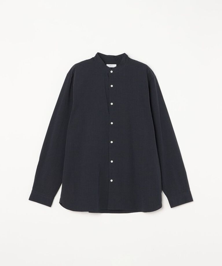 SHIPS any「SHIPS any: ストライプ / ソリッド リラックス バンドカラー シャツ 25SS◇」|シャツ・ブラウス|
