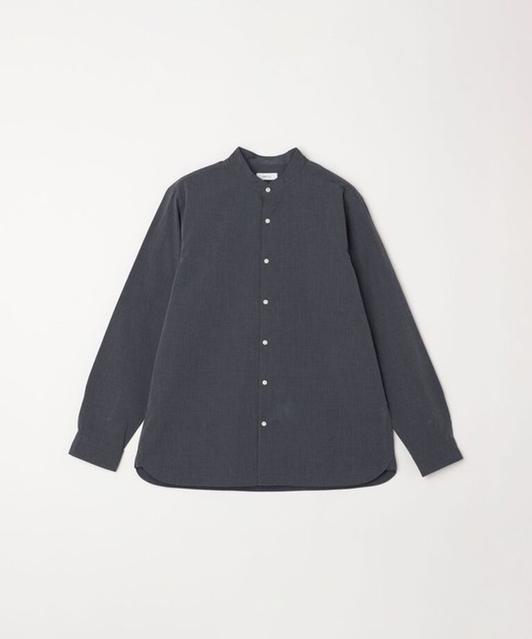 SHIPS any「SHIPS any: ストライプ / ソリッド リラックス バンドカラー シャツ 25SS◇」|シャツ・ブラウス|