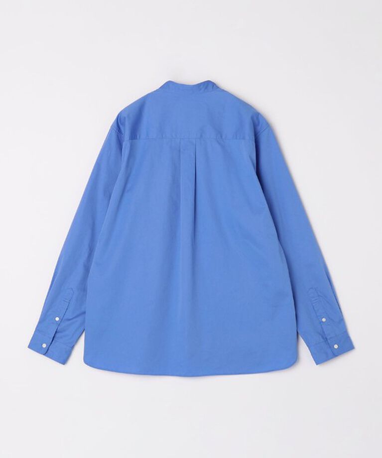 SHIPS any「SHIPS any: ストライプ / ソリッド リラックス バンドカラー シャツ 25SS◇」|シャツ・ブラウス|