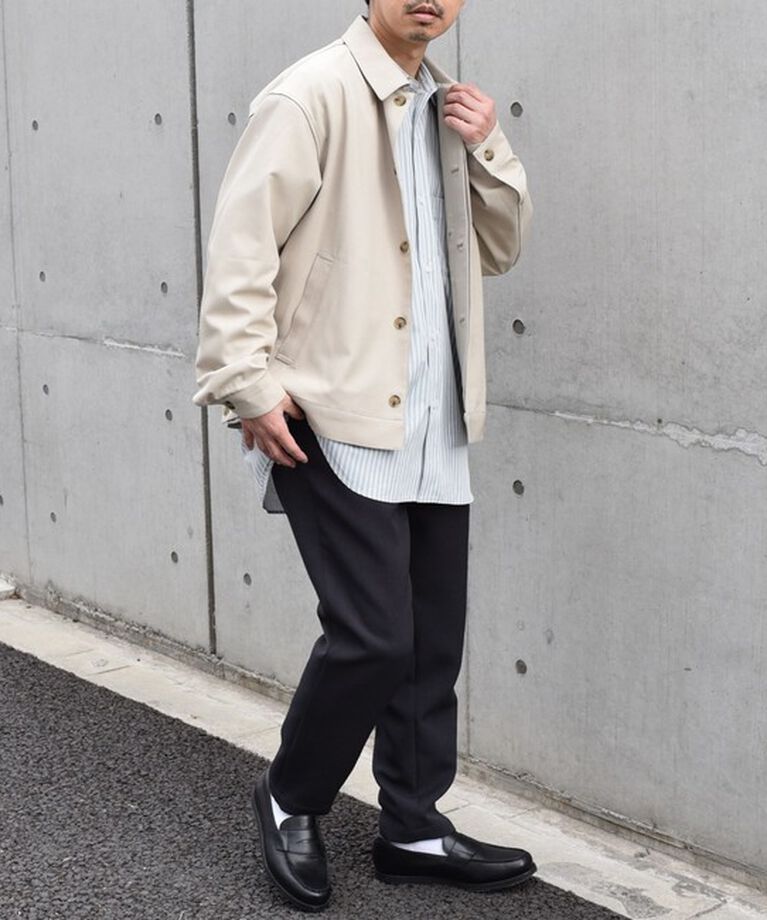 SHIPS any「SHIPS any: 〈手洗い可能〉 ショート ブルゾン 24FW◇」|ブルゾン・スタジャン|