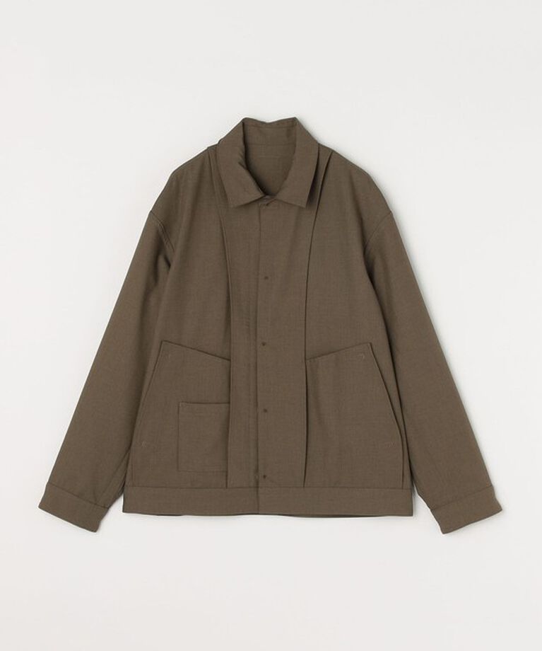 SHIPS any「SHIPS any: 〈手洗い可能〉 ショート ブルゾン 24FW◇」|ブルゾン・スタジャン|