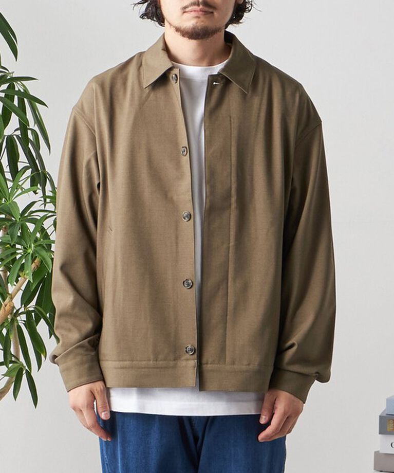SHIPS any「SHIPS any: 〈手洗い可能〉 ショート ブルゾン 24FW◇」|ブルゾン・スタジャン|