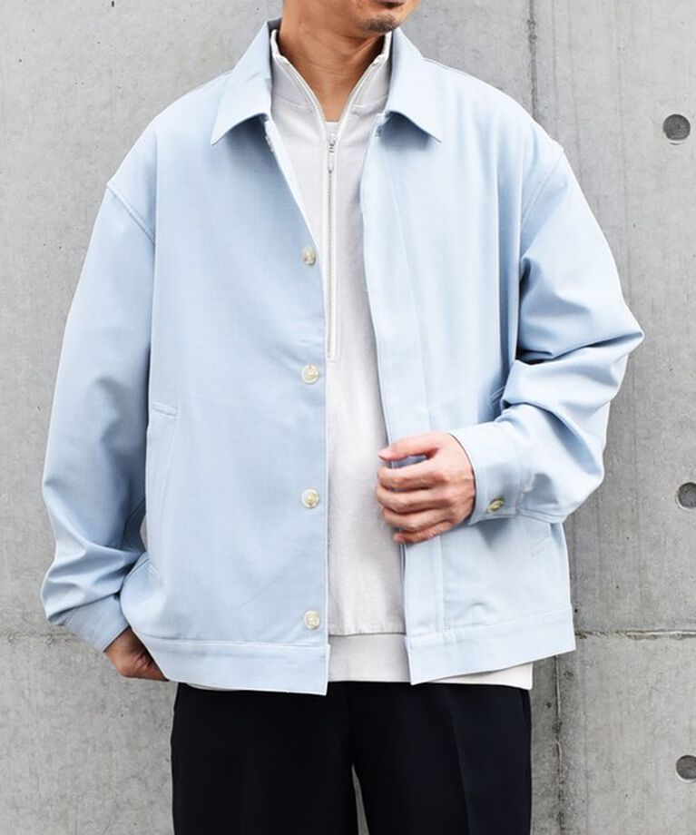 SHIPS any「SHIPS any: 〈手洗い可能〉 ショート ブルゾン 24FW◇」|ブルゾン・スタジャン|