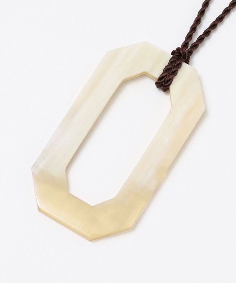 SHIPS「SHIPS: HORN OCTAGONAL NECKLACE」|ネックレス|